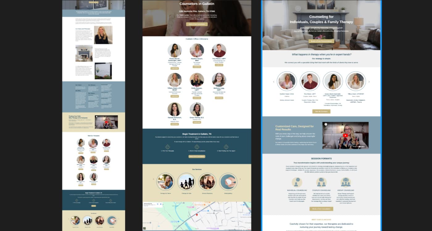 TN Wellness Figma design mockups