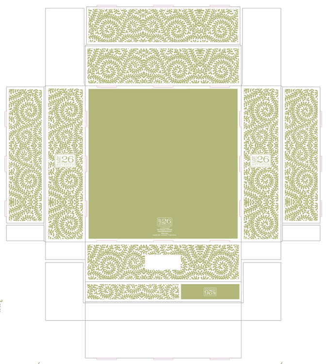 home decor box packaging artwork